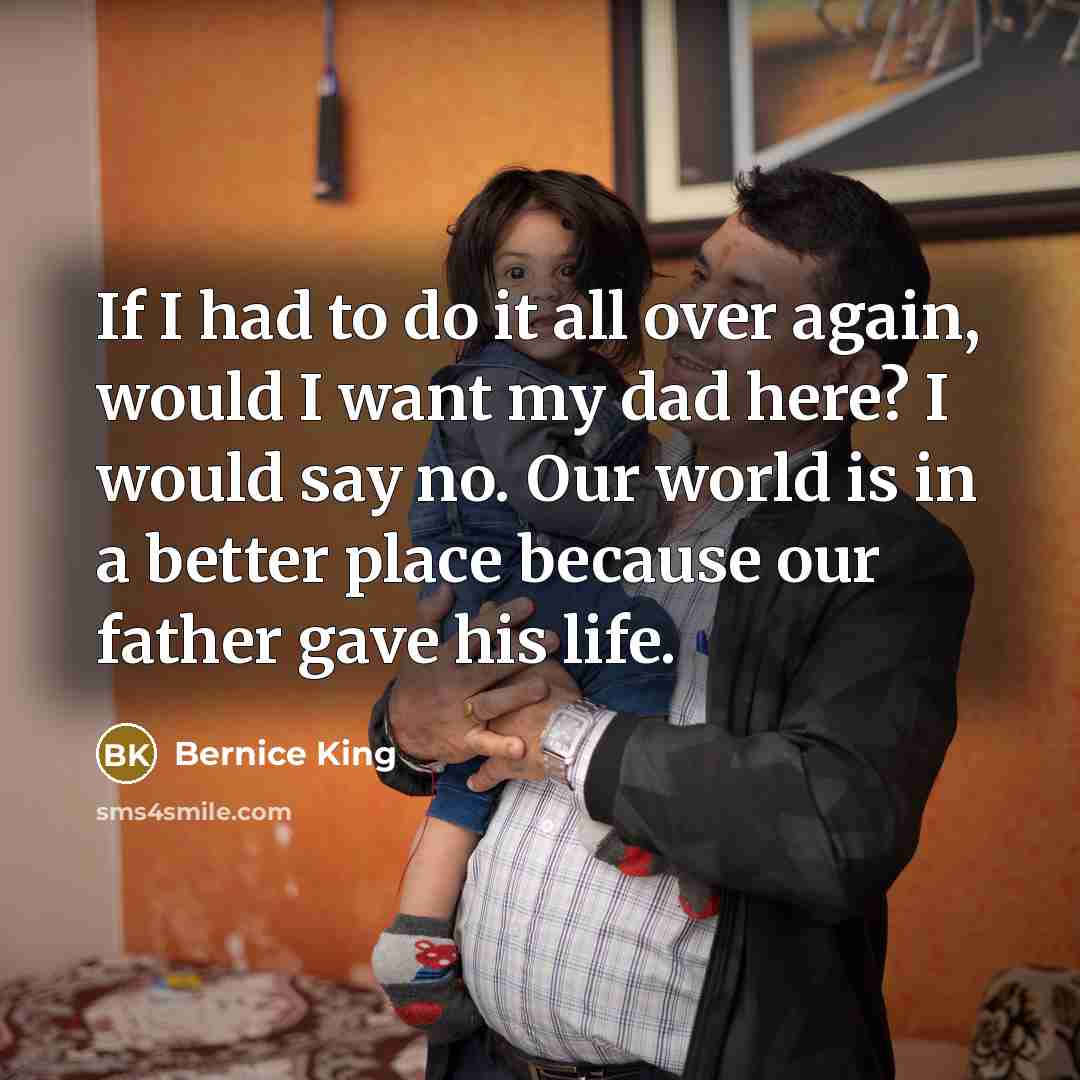 “If I had to do it all over again, would…” quote by Bernice King
