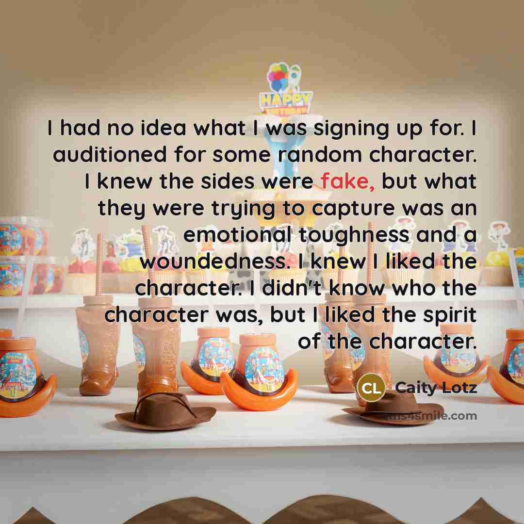 “I had no idea what I was signing up for.…” quote by Caity Lotz
