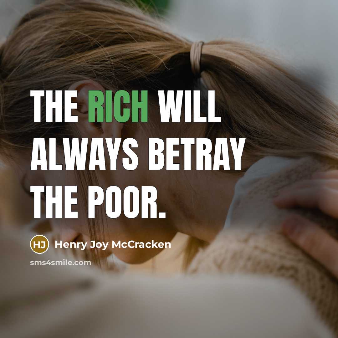 “The rich will always betray the poor.…” quote by Henry Joy McCracken