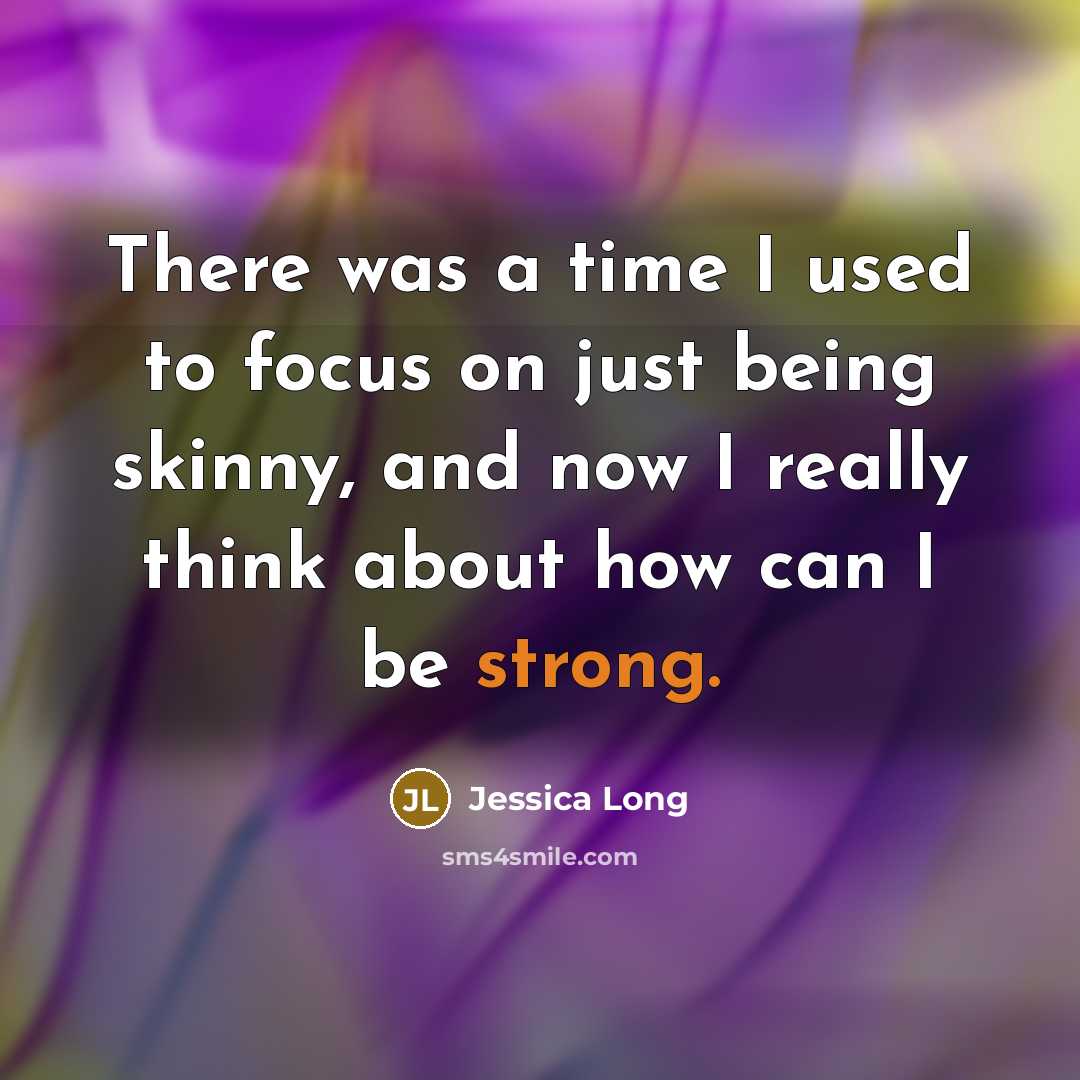 “There was a time I used to focus on just…” quote by Jessica Long