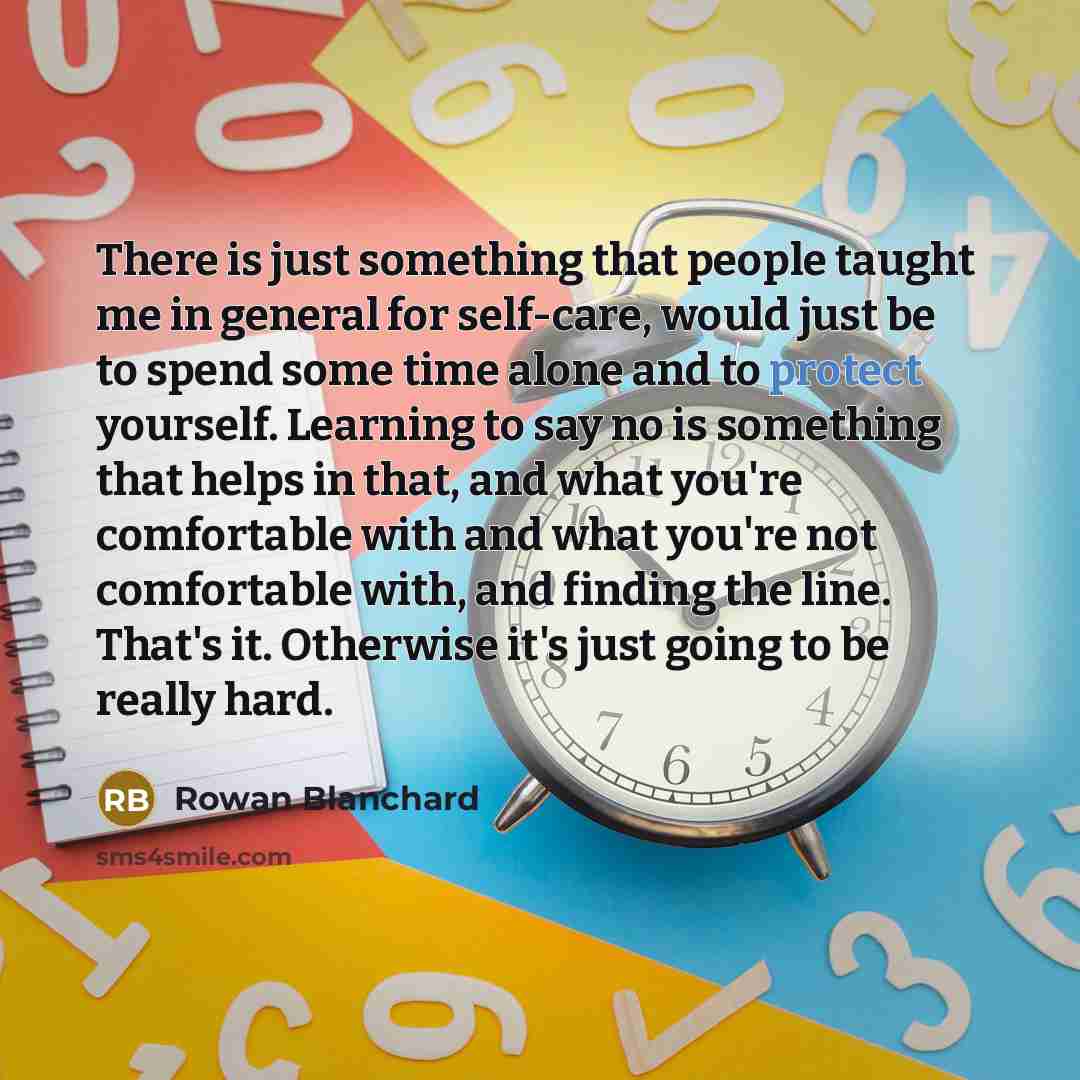 “There is just something that people taught me in general…” quote by Rowan Blanchard
