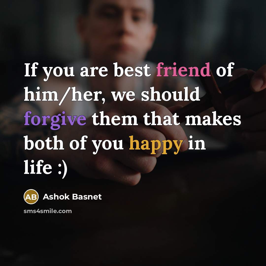 “If you are best friend of him/her, we should forgive…” quote by Ashok Basnet