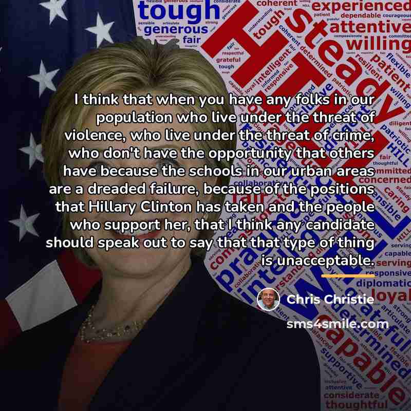 “I think that when you have any folks in our…” quote by Chris Christie