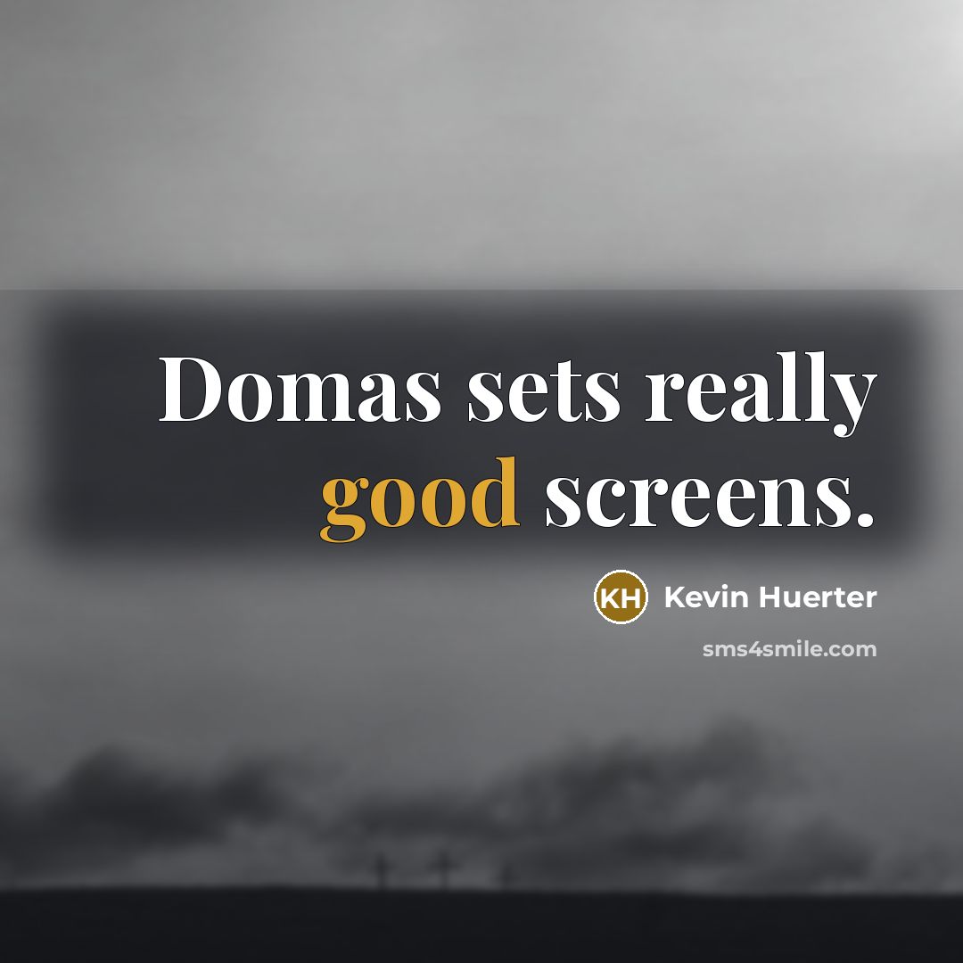 “Domas sets really good screens.…” quote by Kevin Huerter