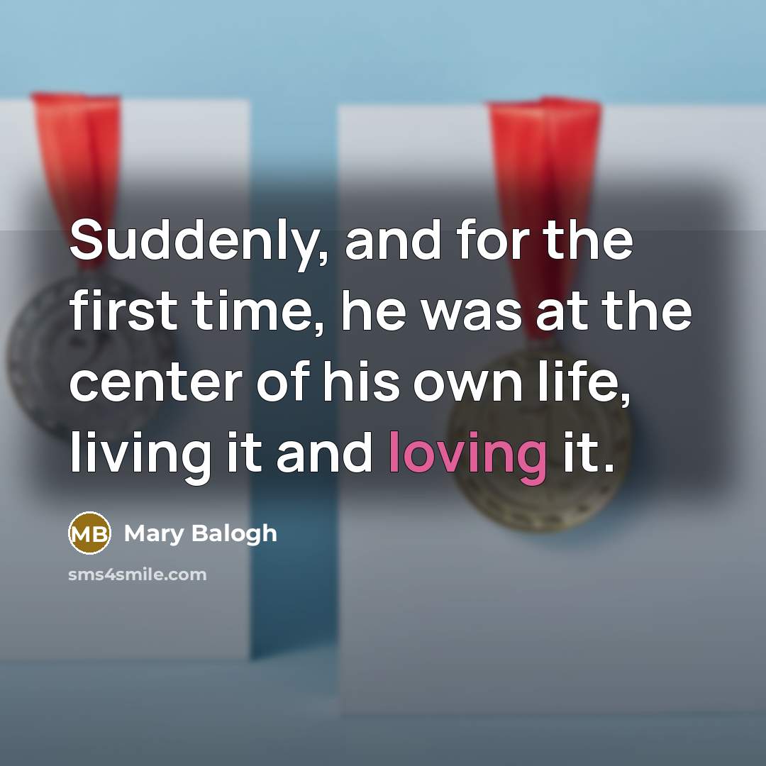 “Suddenly, and for the first time, he was at the…” quote by Mary Balogh