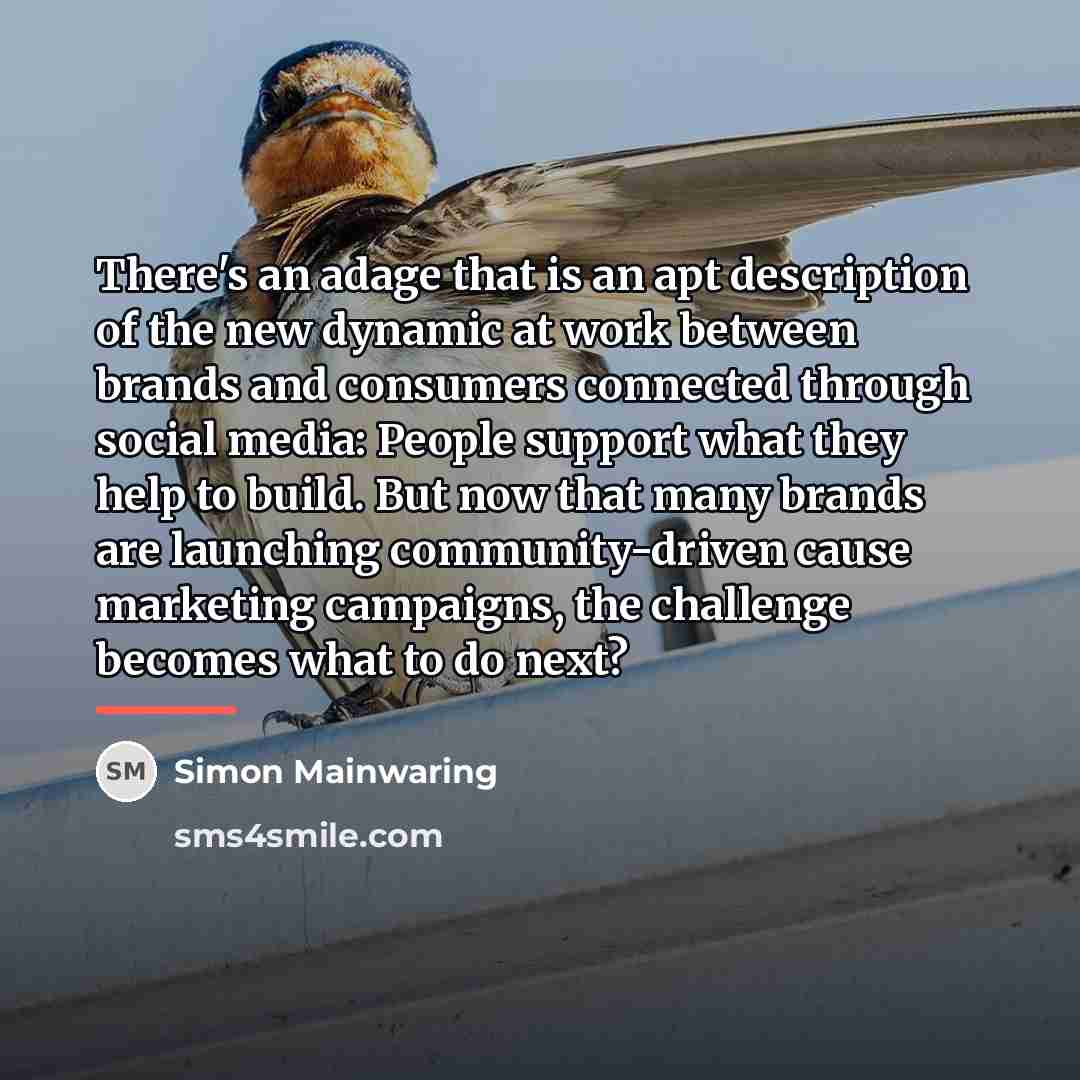 “There's an adage that is an apt description of the…” quote by Simon Mainwaring