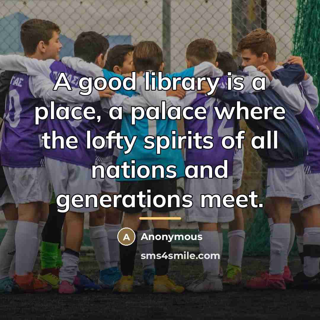 “A good library is a place, a palace where the…” quote by Shmuel Niger