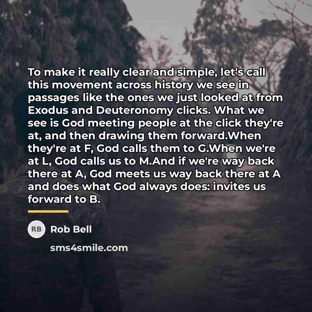 “To make it really clear and simple, let's call this…” quote by Rob Bell