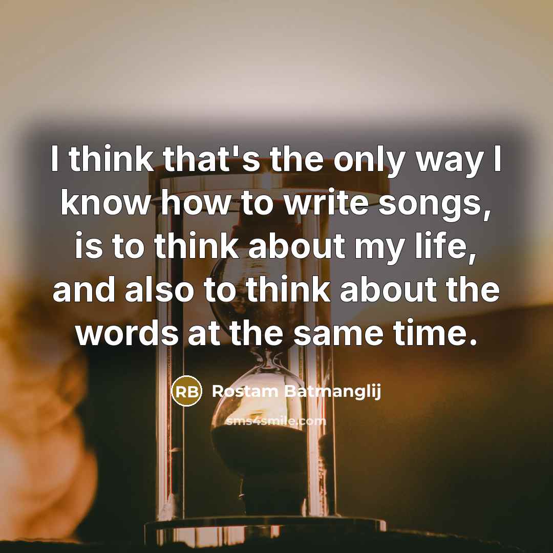 “I think that's the only way I know how to…” quote by Rostam Batmanglij