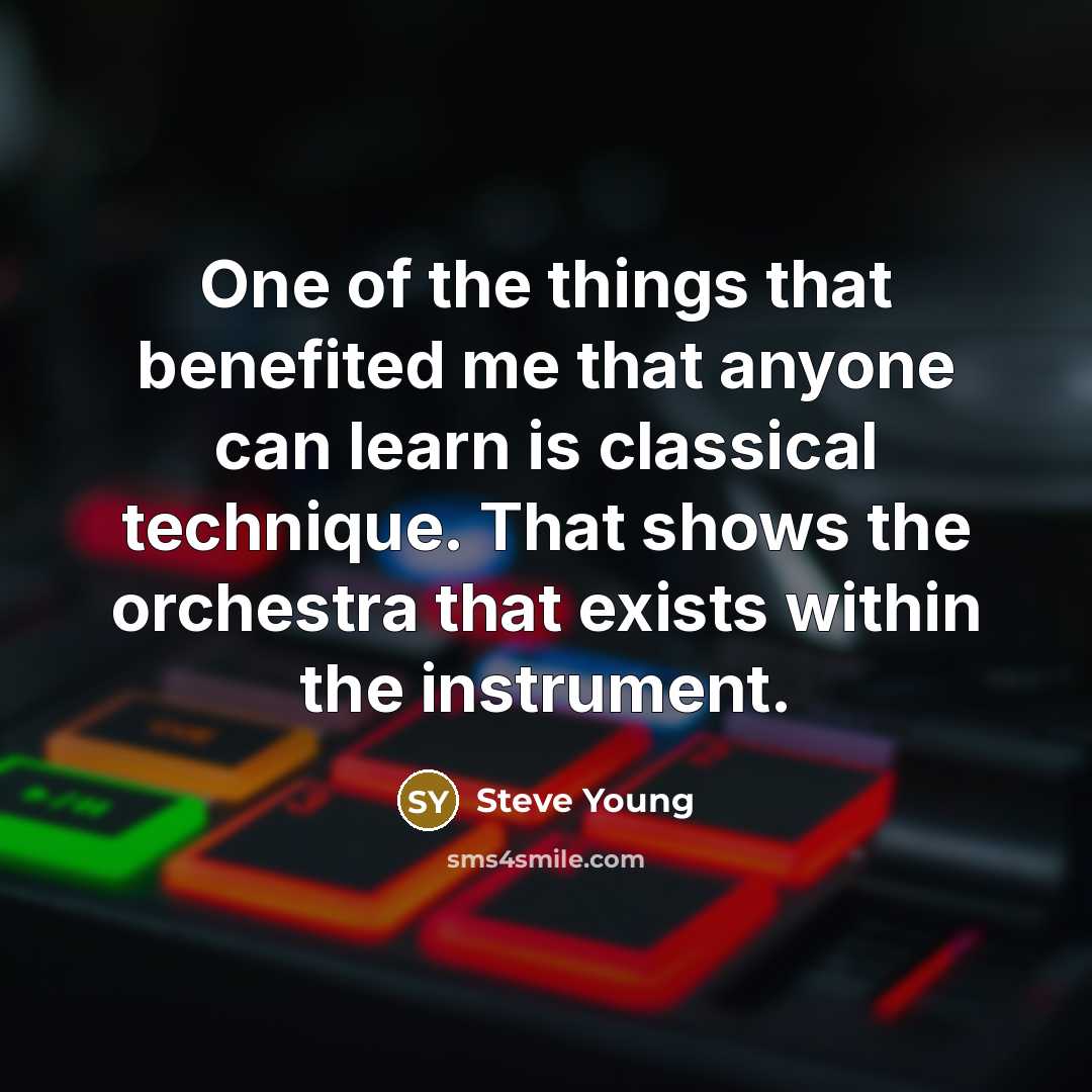 “One of the things that benefited me that anyone can…” quote by Steve Young