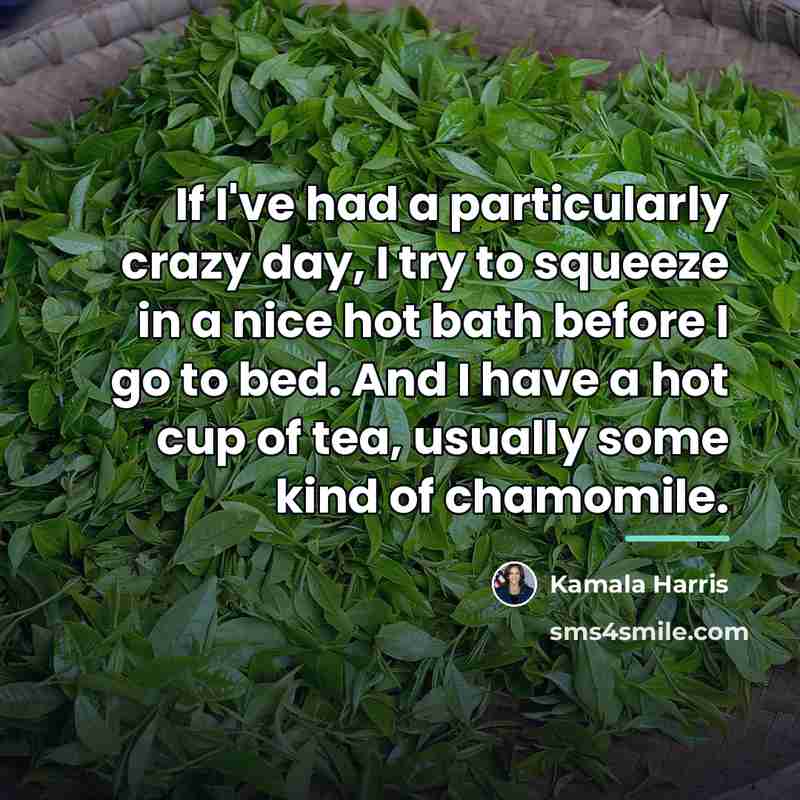 “If I've had a particularly crazy day, I try to…” quote by Kamala Harris