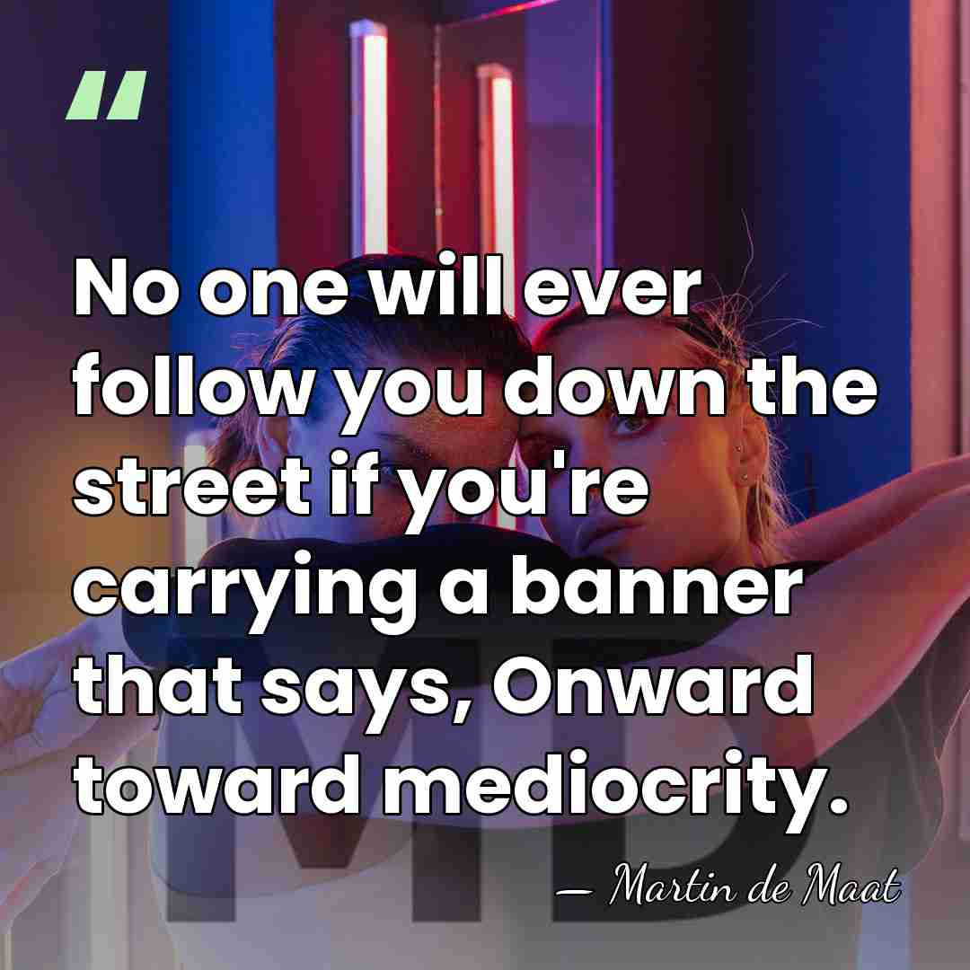 No one will ever follow you down the street if you're carrying&hellip; - Martin de Maat