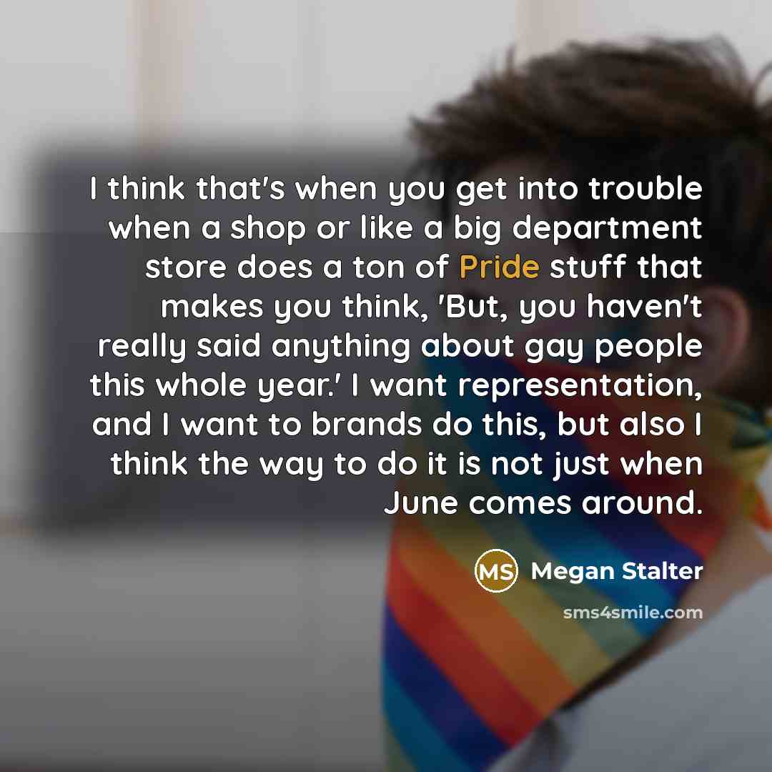 “I think that's when you get into trouble when a…” quote by Megan Stalter