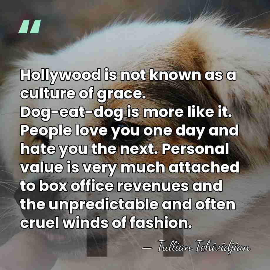 Hollywood is not known as a culture of grace. Dog-eat-dog is more&hellip; - Tullian Tchividjian