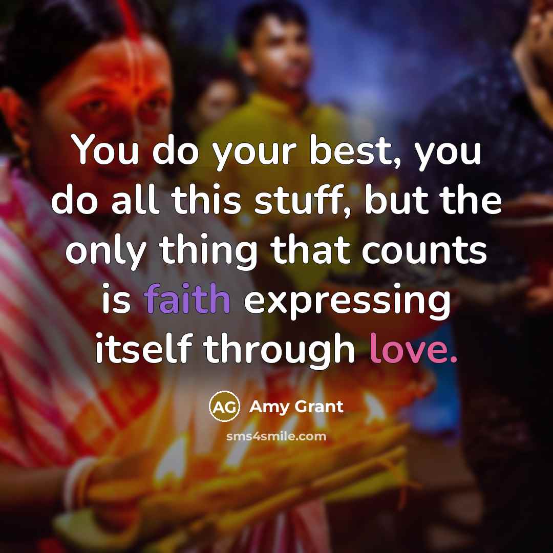 “You do your best, you do all this stuff, but…” quote by Amy Grant