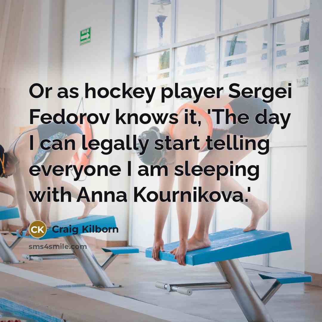 “Or as hockey player Sergei Fedorov knows it, 'The day…” quote by Craig Kilborn