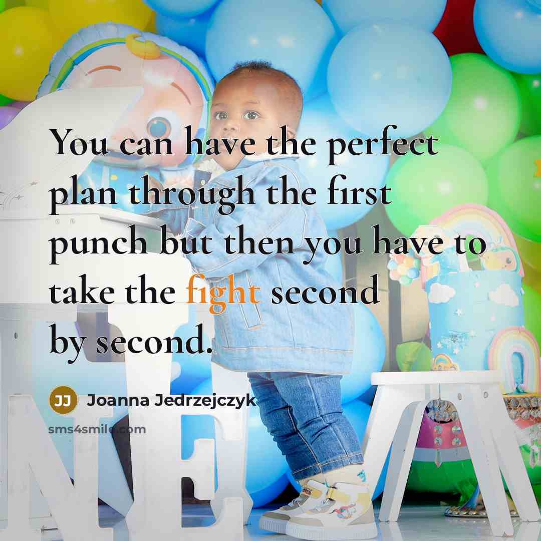 “You can have the perfect plan through the first punch…” quote by Joanna Jedrzejczyk