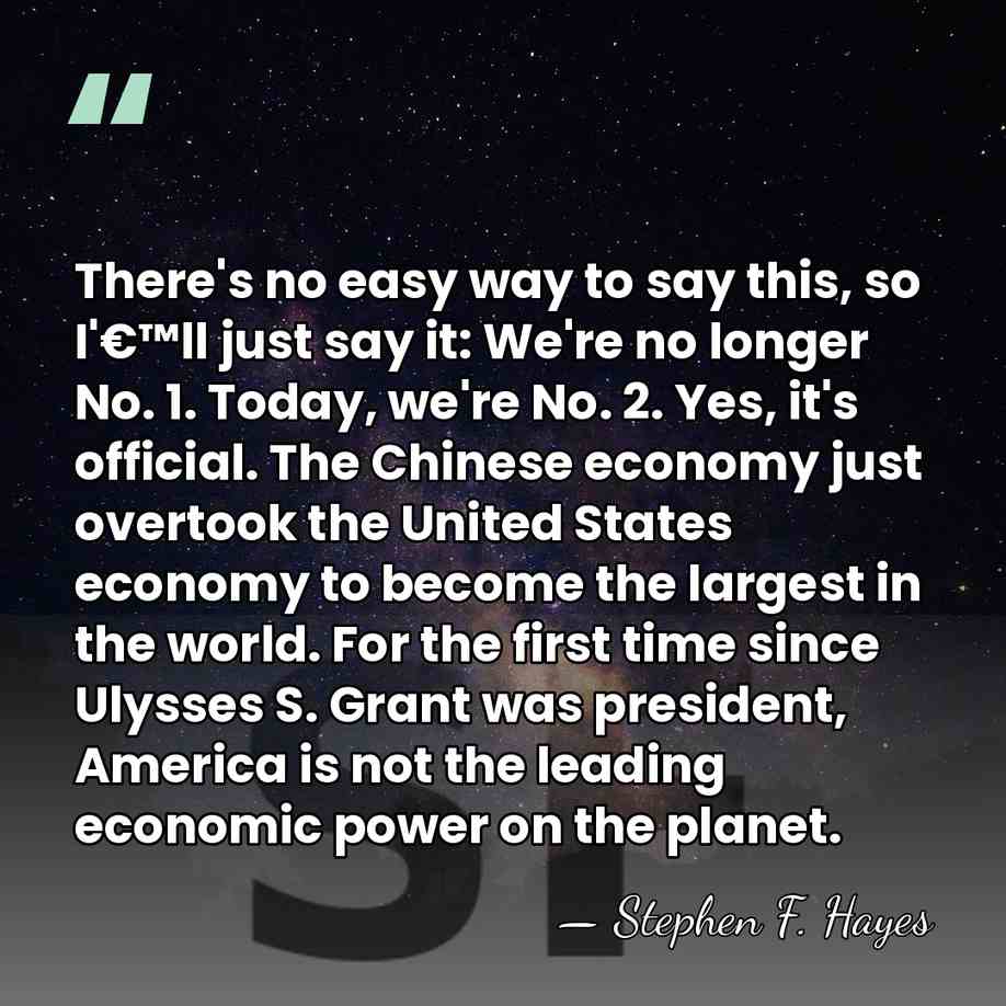 There's no easy way to say this, so I'€™ll just say it:&hellip; - Stephen F. Hayes