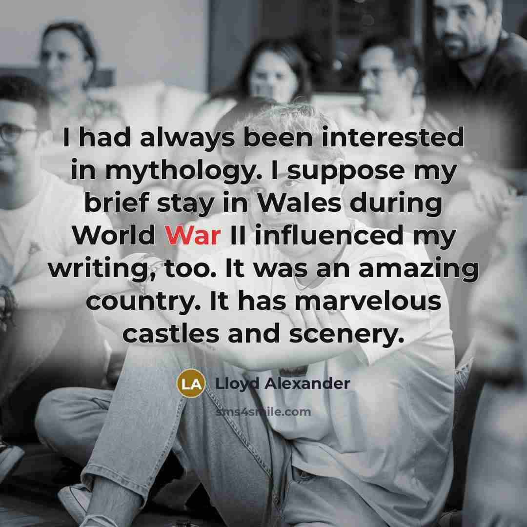 “I had always been interested in mythology. I suppose my…” quote by Lloyd Alexander
