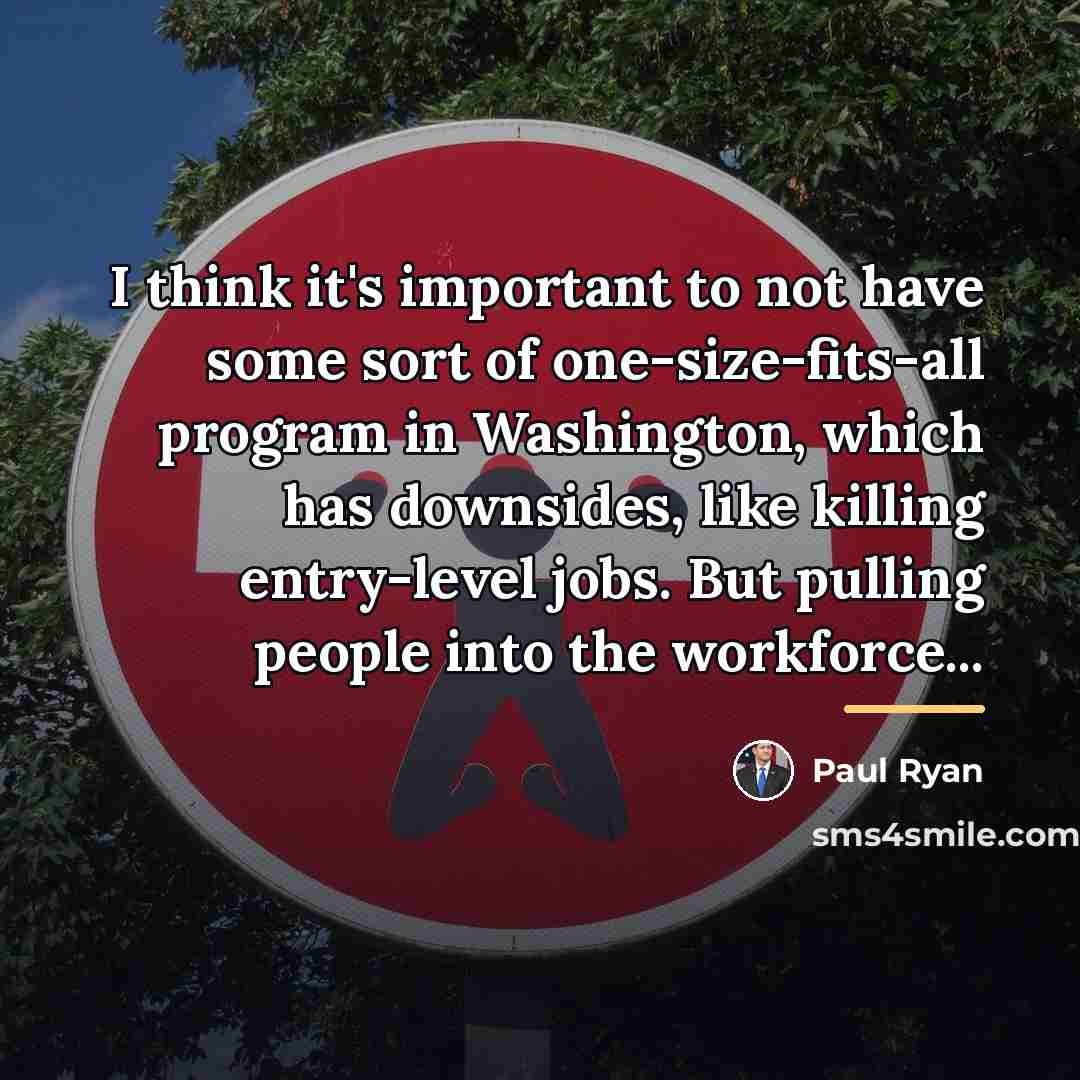 “I think it's important to not have some sort of…” quote by Paul Ryan