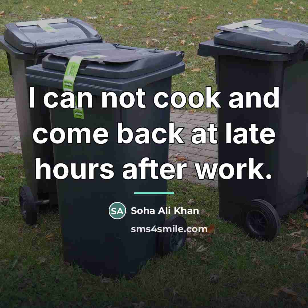 “I can not cook and come back at late hours…” quote by Soha Ali Khan
