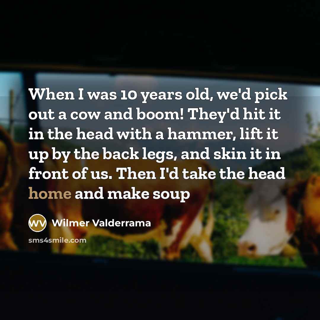 “When I was 10 years old, we'd pick out a…” quote by Wilmer Valderrama