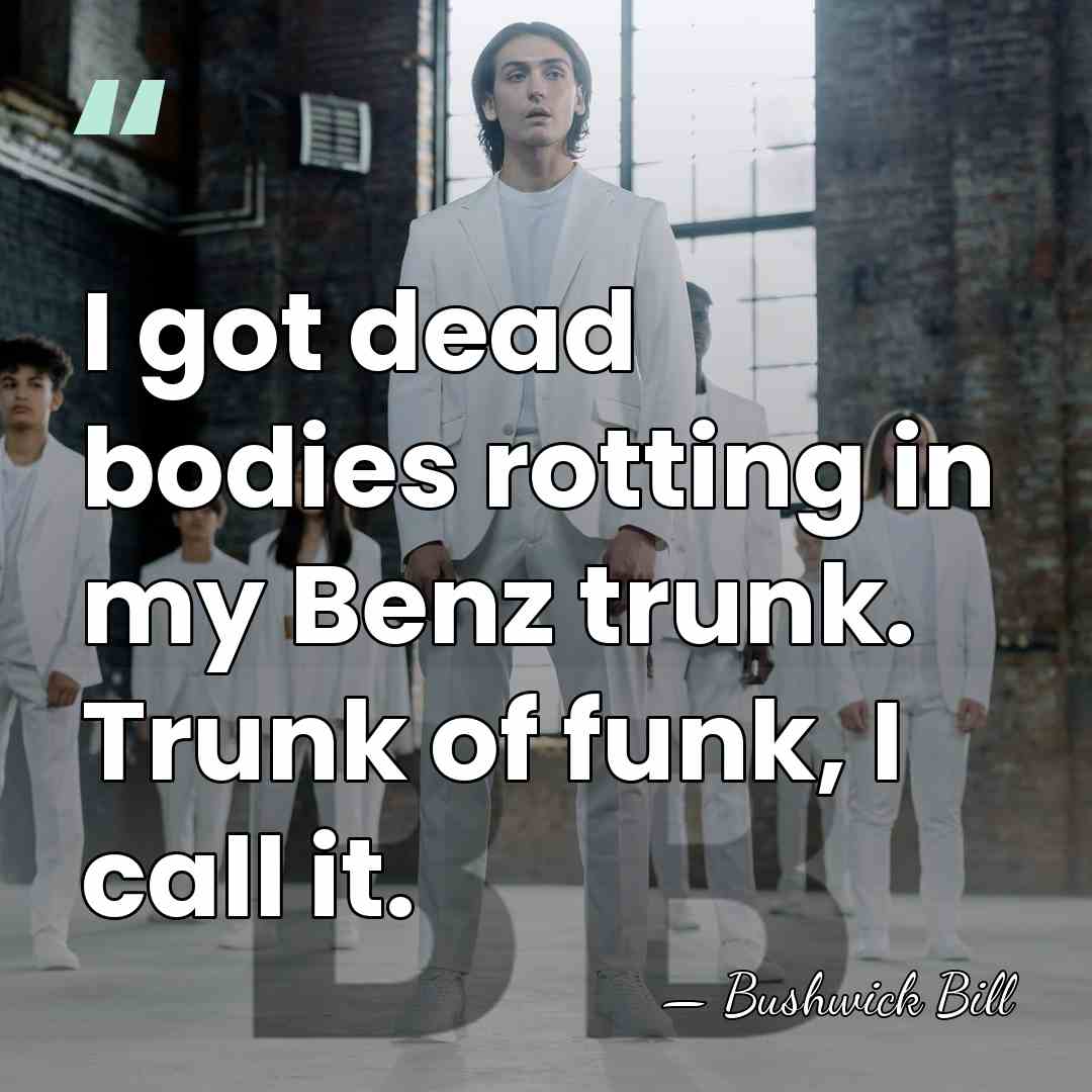 I got dead bodies rotting in my Benz trunk. Trunk of funk,&hellip; - Bushwick Bill