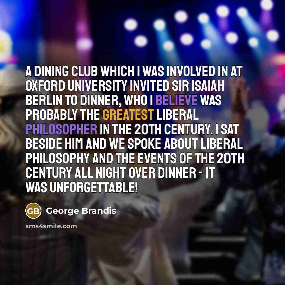 “A dining club which I was involved in at Oxford…” quote by George Brandis