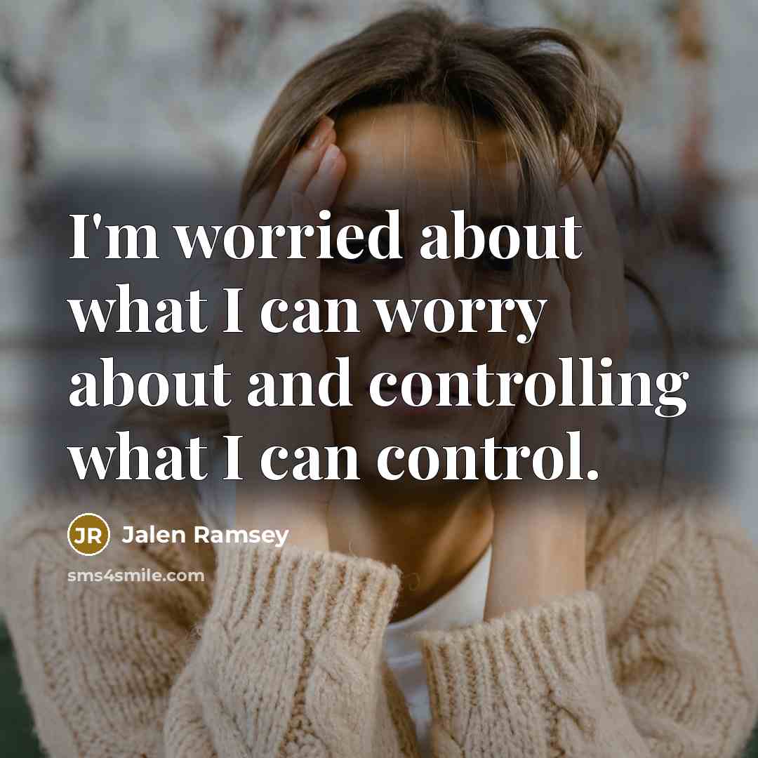 “I'm worried about what I can worry about and controlling…” quote by Jalen Ramsey