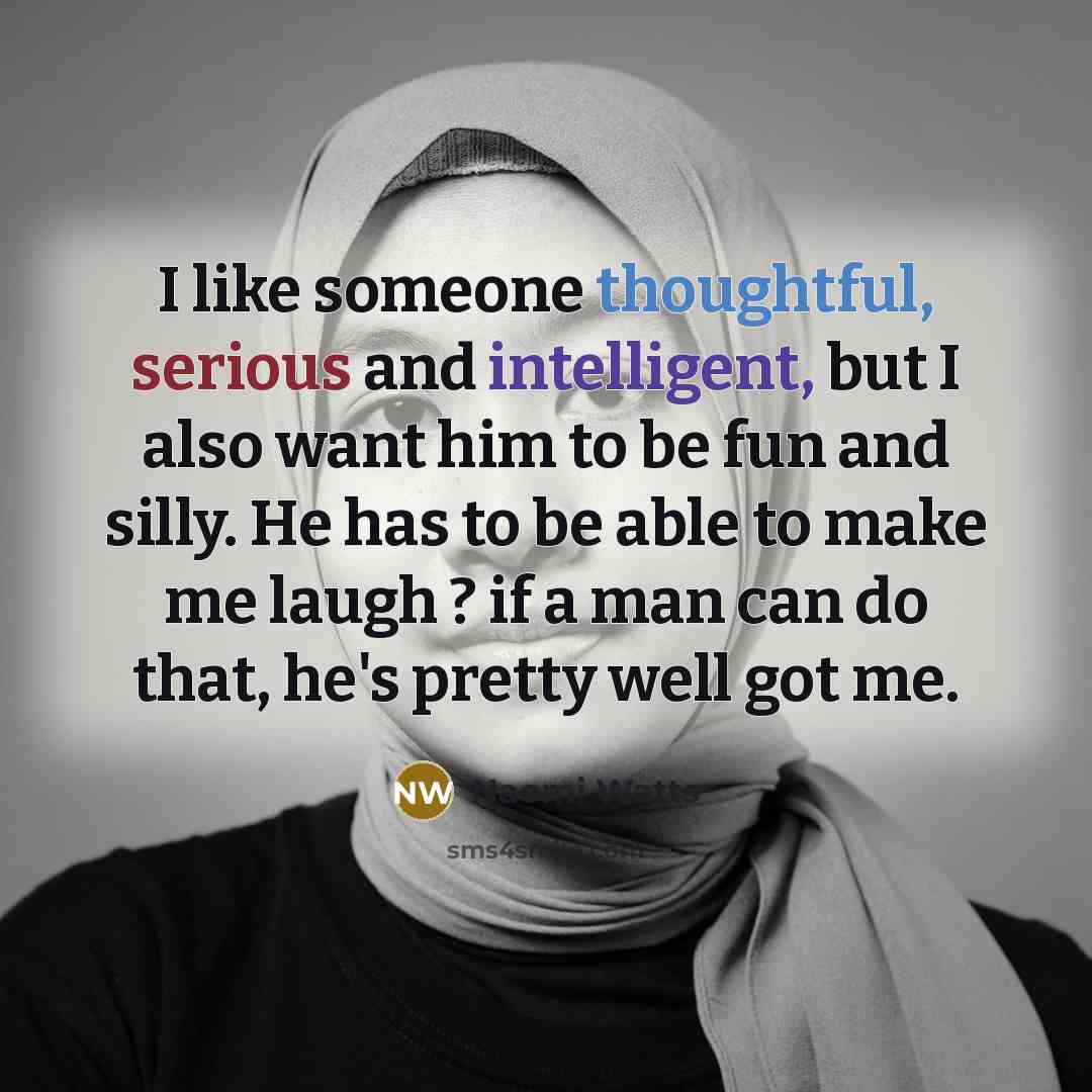 “I like someone thoughtful, serious and intelligent, but I also…” quote by Naomi Watts