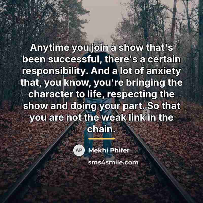 “Anytime you join a show that's been successful, there's a…” quote by Mekhi Phifer
