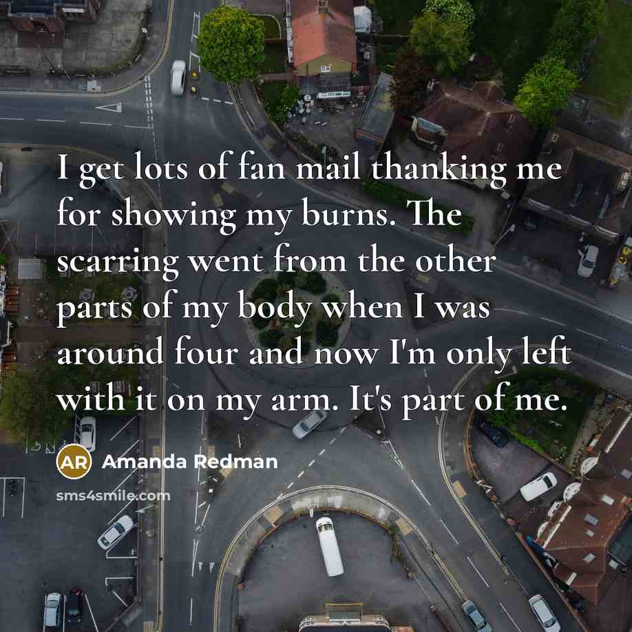 “I get lots of fan mail thanking me for showing…” quote by Amanda Redman