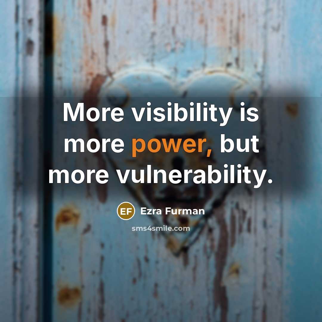 “More visibility is more power, but more vulnerability.…” quote by Ezra Furman
