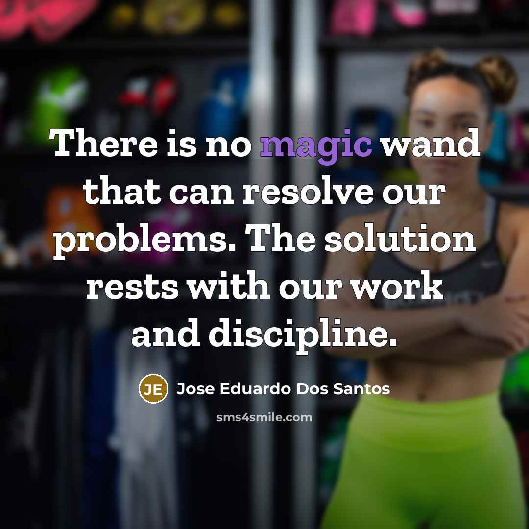 “There is no magic wand that can resolve our problems.…” quote by Jose Eduardo Dos Santos