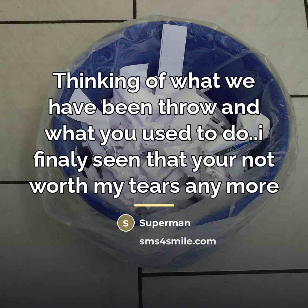 “Thinking of what we have been throw and what you…” quote by Superman