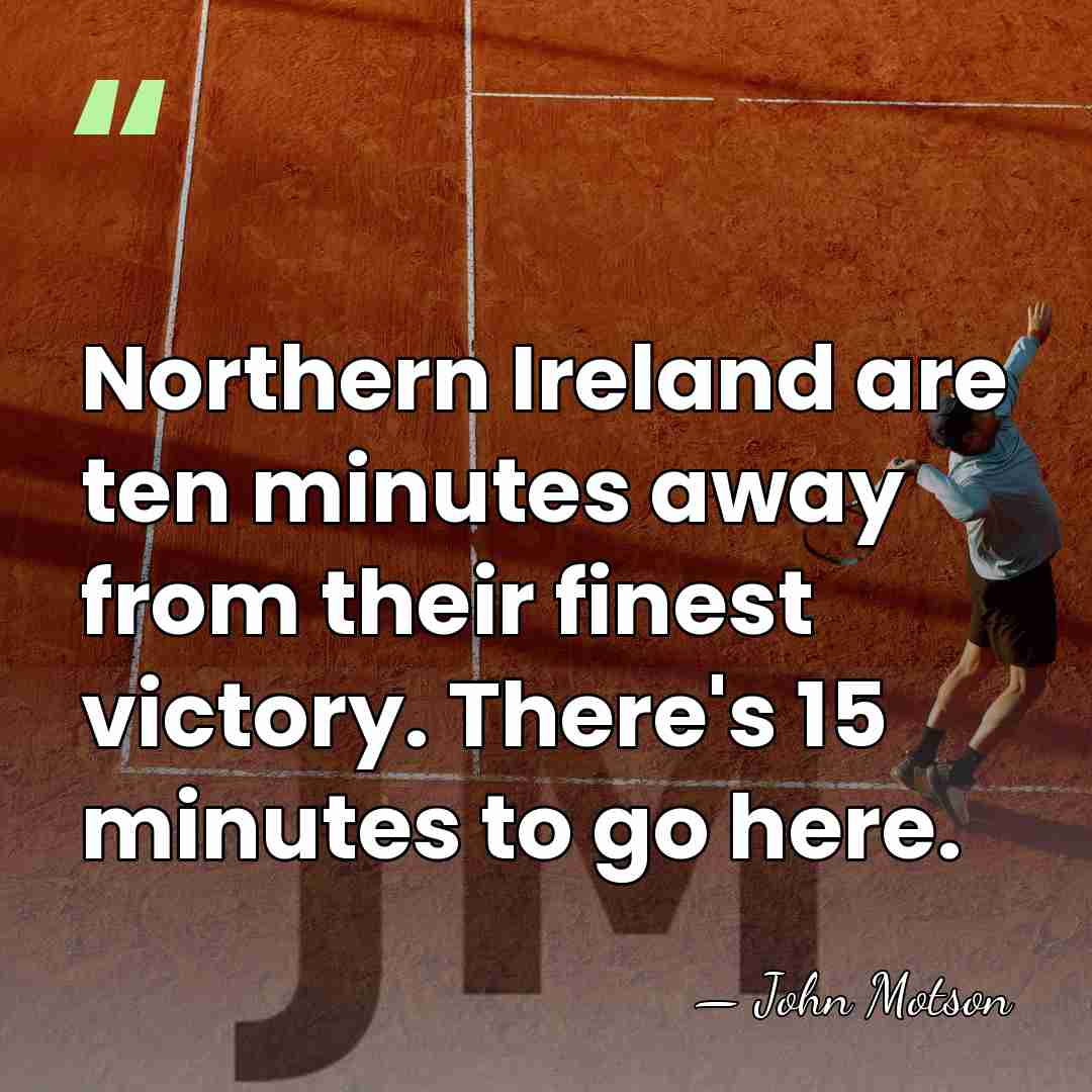 Northern Ireland are ten minutes away from their finest victory. There's 15&hellip; - John Motson