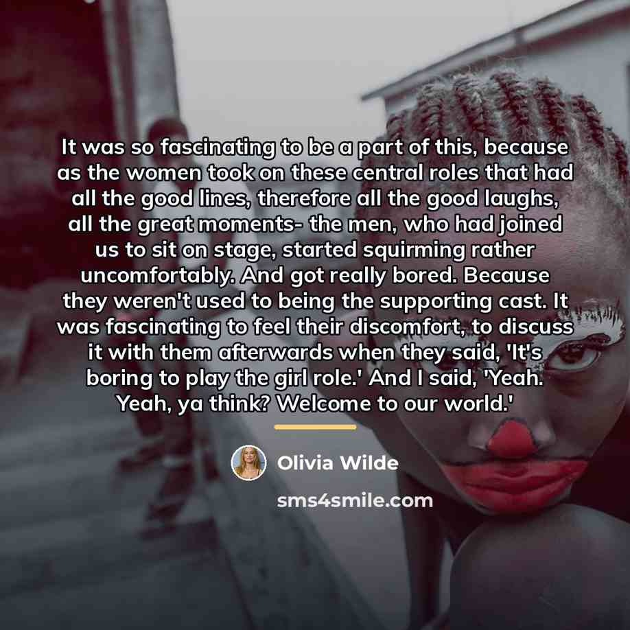 “It was so fascinating to be a part of this,…” quote by Olivia Wilde