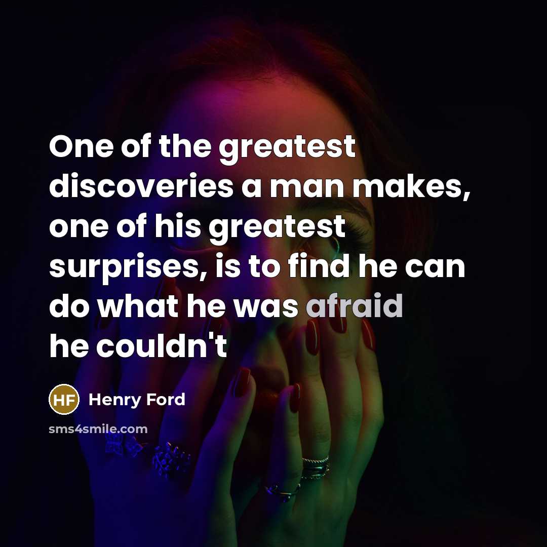 “One of the greatest discoveries a man makes, one of…” quote by Henry Ford