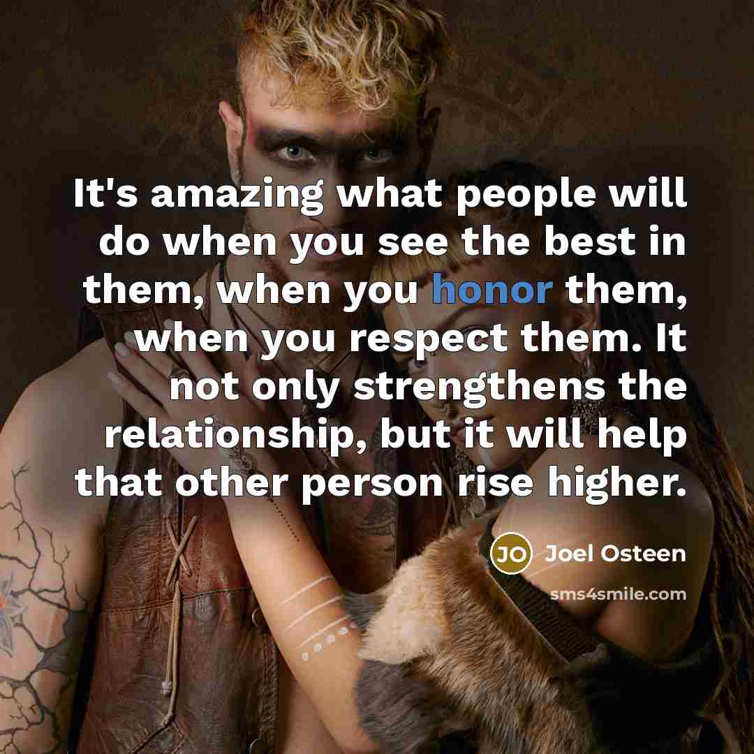 “It's amazing what people will do when you see the…” quote by Joel Osteen