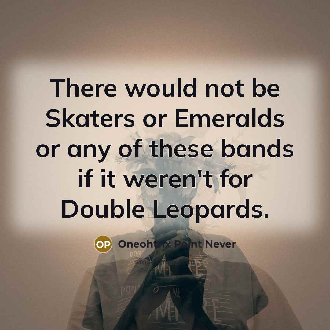 “There would not be Skaters or Emeralds or any of…” quote by Oneohtrix Point Never