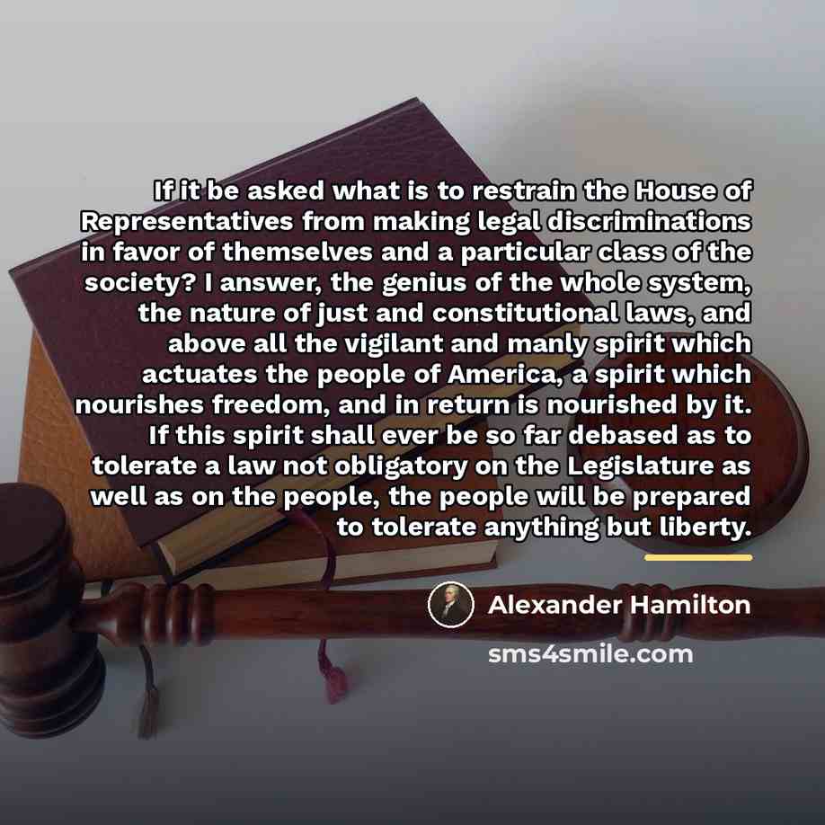 “If it be asked what is to restrain the House…” quote by Alexander Hamilton
