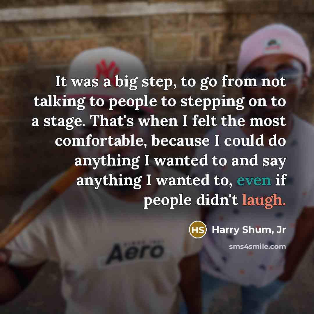 “It was a big step, to go from not talking…” quote by Harry Shum, Jr