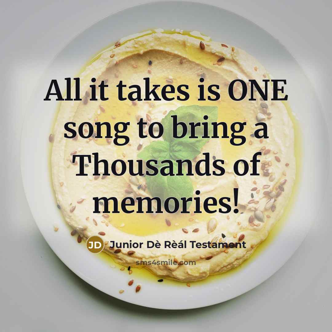 “All it takes is ONE song to bring a Thousands…” quote by Junior Dè Rèál Testament