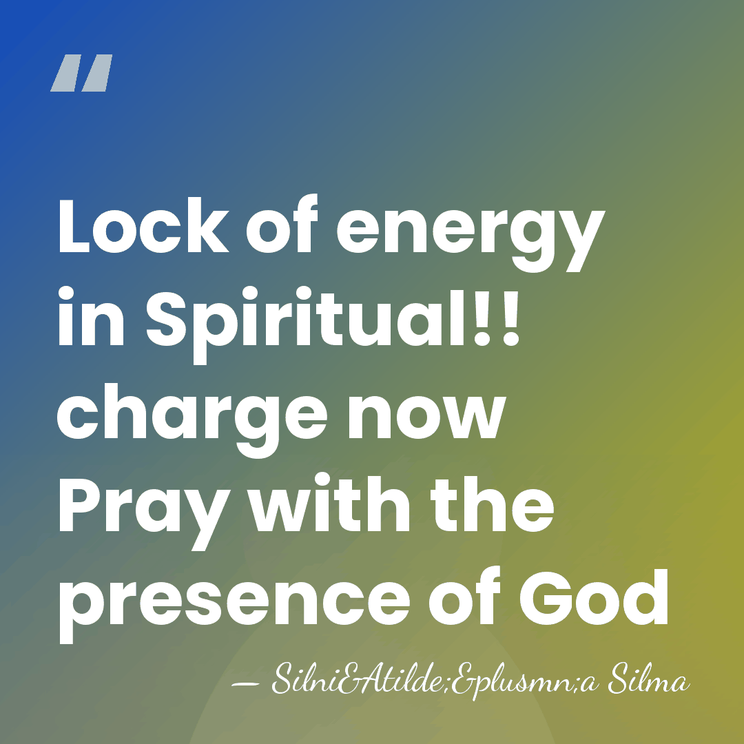 Lock of energy in Spiritual!! charge now Pray with the presence of&hellip; - Silni&Atilde;&plusmn;a Silma