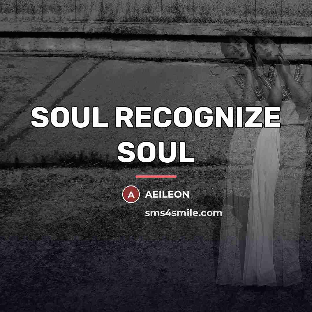 “SOUL RECOGNIZE SOUL…” quote by AEILEON