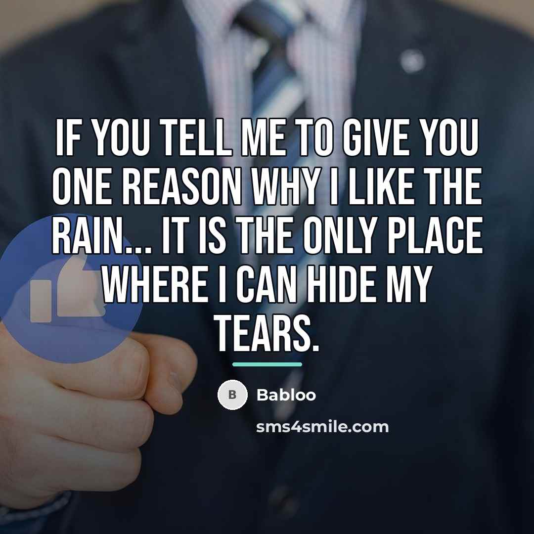 “If you tell me to give you one reason why…” quote by Babloo