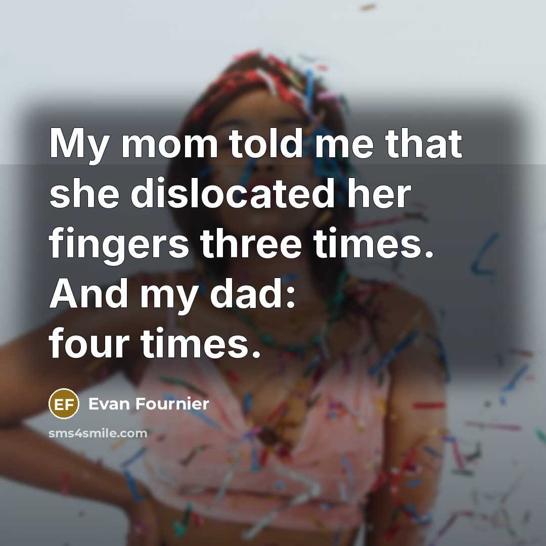 “My mom told me that she dislocated her fingers three…” quote by Evan Fournier