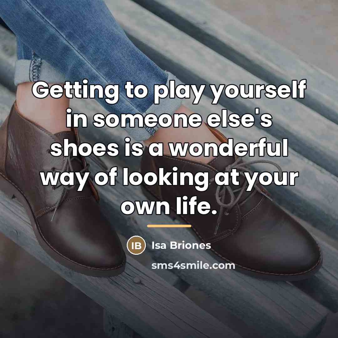 “Getting to play yourself in someone else's shoes is a…” quote by Isa Briones