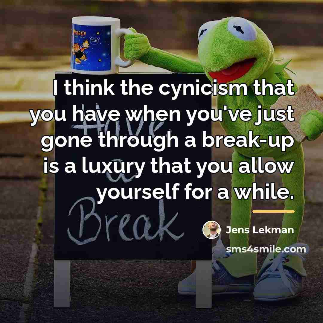 “I think the cynicism that you have when you've just…” quote by Jens Lekman