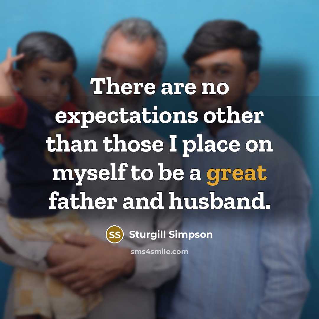 “There are no expectations other than those I place on…” quote by Sturgill Simpson